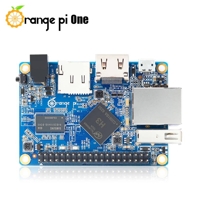 Orange Pi Kit OPI One +   ġ + ̽ ̱  ǻ 512MB RAM Allwinner H3 , ȵ̵    OS