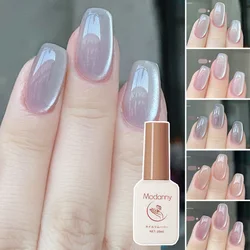 Water Light Cat Eye Gel Semi Permanent Nail Polish Magnetic Gel Nude Color Semi Soak White Spar Cat Eye Nail Polish 10ml New