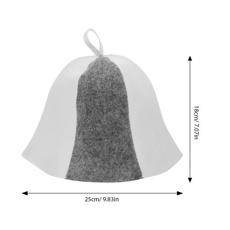 1PC Felt Sauna Hat Bath Hat For Sauna Comfortable Sauna Hat Absorbent Sauna Hat Felt Bath Hat Sauna Vaporarium Accessories New 3