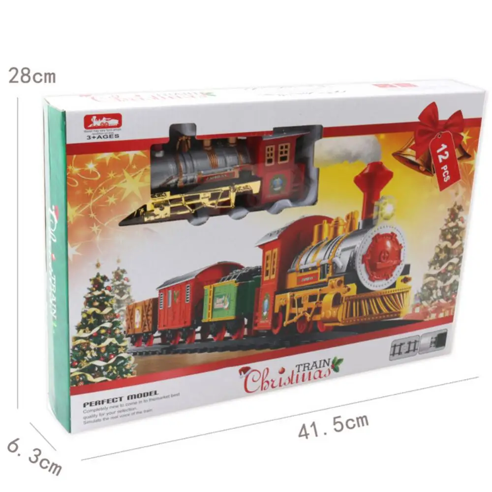 Remote Control Train Funny Train Set Toy Interesting 1 Set Christmas Toy Electric 41x28x6m