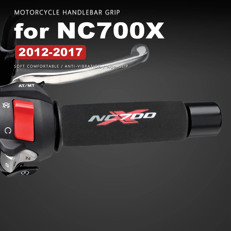 

Губка для мотоциклетных ручек Honda NC700X NC 700 X 700X, аксессуары 2012-2017, Антивибрационная Нескользящая ручка для руля