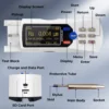 Digital Surface Roughness Tester Meter with LCD Display Handheld Measuring Instrument TR200 4