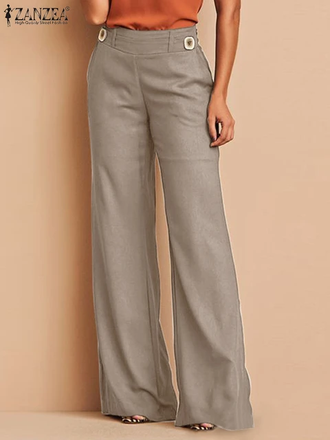 High Waist Pants Women, Women's Palazzo Pants