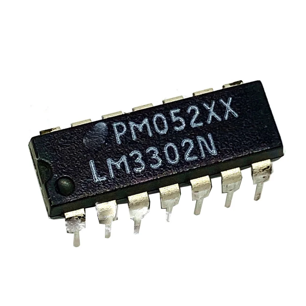 

DIP-14 New original imported LM3302N UA3302PC low offset four voltage comparator DIP14