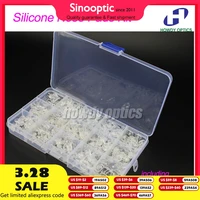 425pcs/set Silicone Glasses Nose Pad Kit Eyeglasses Repair Nose Pads Box 15 Different Sizes 1