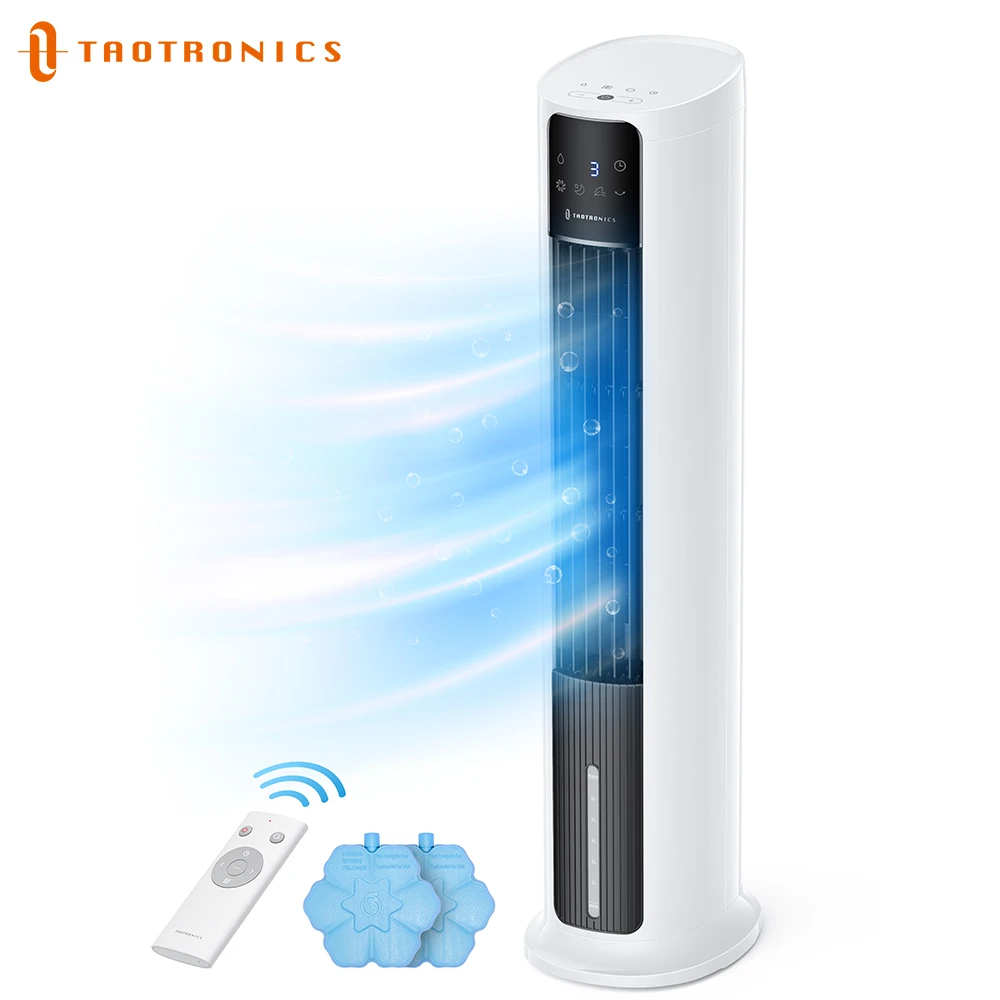 TaoTronics 3 in 1 Swamp Cooler & Tower Fan & Humidifier with 3 Speeds