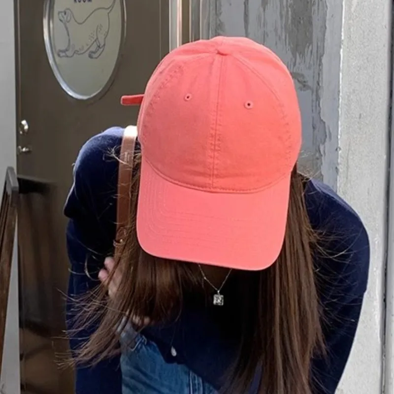 Custom Logo Solid Colour Adjustable Baseball Caps Multicolor