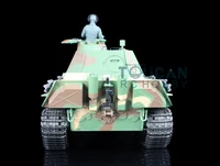 Children Gifts Toys Heng Long 1/16 Scale RC Tank 7.0 Plastic Panther G 3879 FPV 360° Turret Steel Gearbox Modle TH17487 2