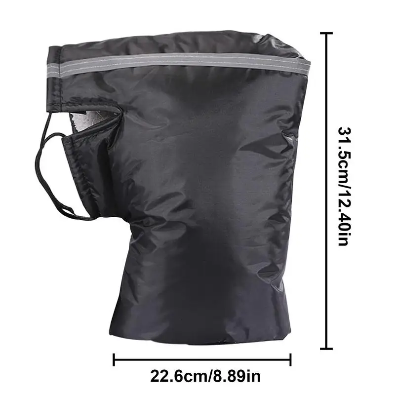 Motorcycle Handlebar Mittens for Winter Windproof Warm Motorcycle Hand bar Cover Battery Bike Windshield Gloves Handlebar Muffs