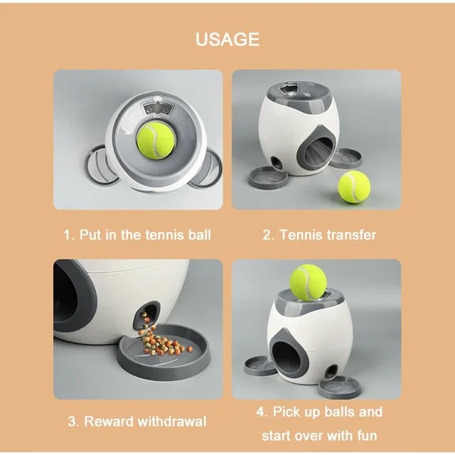Smart Ball Fall Training Reward System for Dogs Interactive Puzzle Toy for Indoor Outdoor Puppy Exercise Behavior Training 5