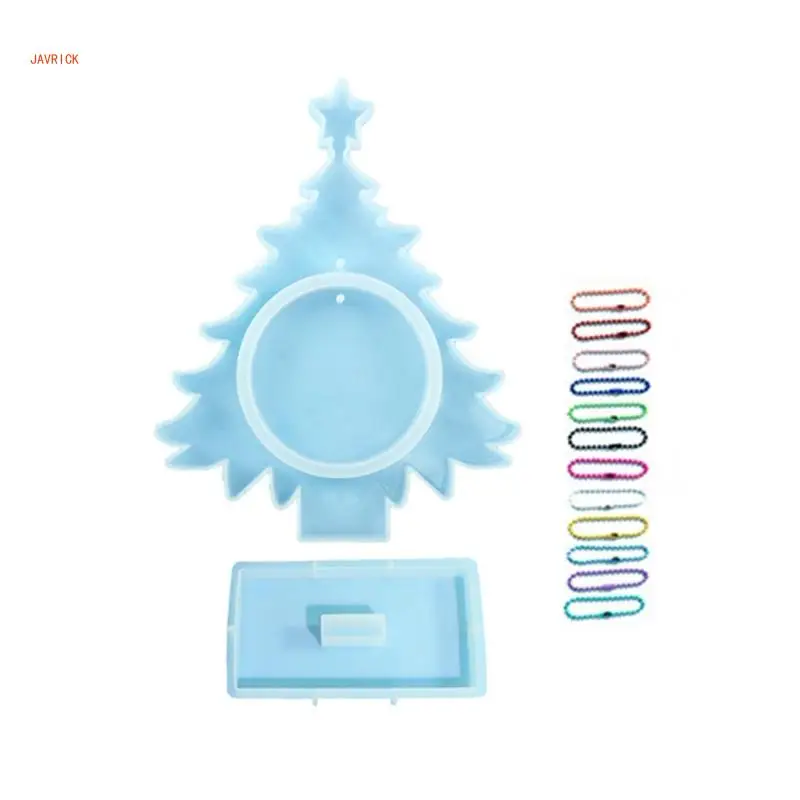 

Christmas Tree Resin Silicone Mold for DIY Crafts Photo Frames Epoxy Molds Table Decorations Picture Frame Ornament Mold