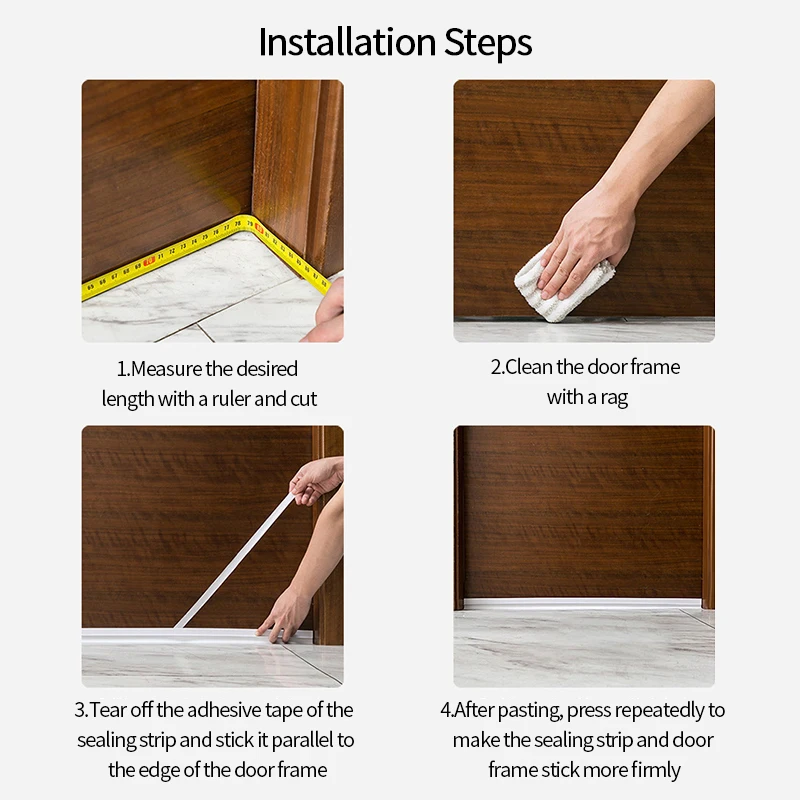 Windproof and Waterproof Door Bottom Insulating Seal Strip