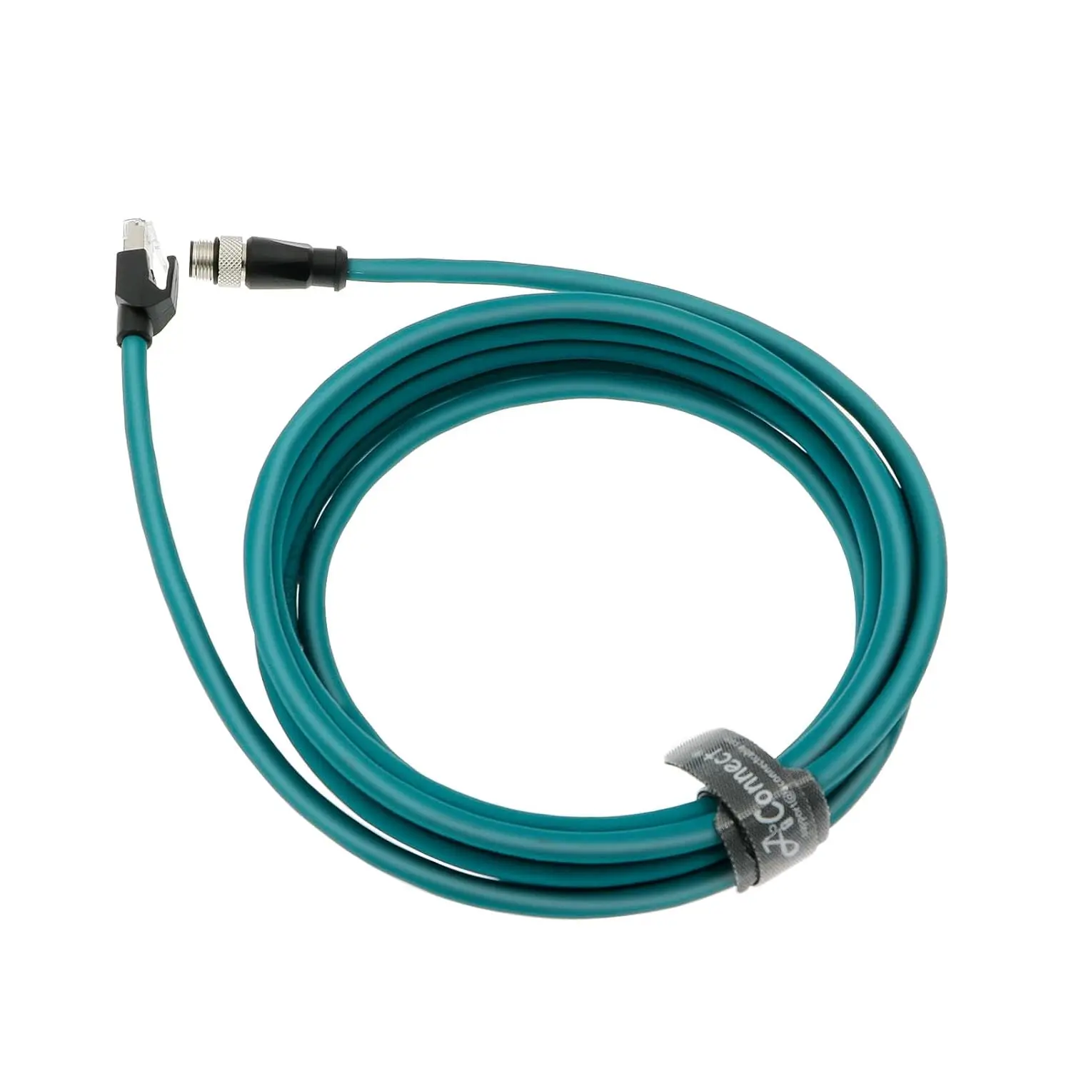 코그넥스 DM300용 M12 A-코드 RJ45 이더넷 케이블, 시트 7000 DMR 시리즈 M12 8핀 A 코드 남성-수형 RJ45 산업용 카메라 연결 케이블