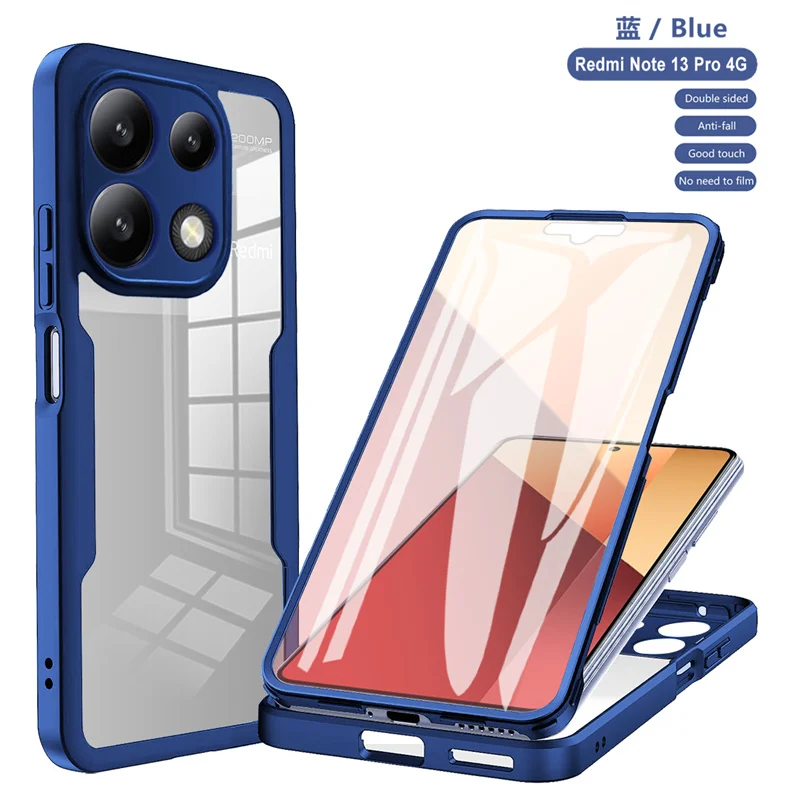 360° Full Shockproof Clear Protective Case with Screen Guard