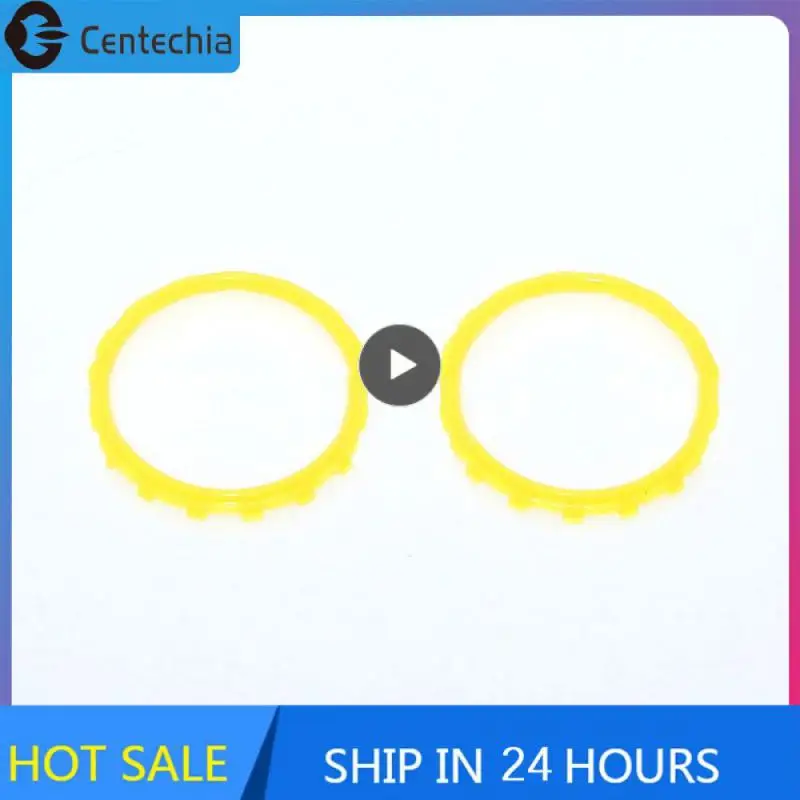 Chrome Custom Thumbstick Circle Accent Rings Compatibile Controller Microsoft- One Elite-Sostituzione Riparazione Xone E