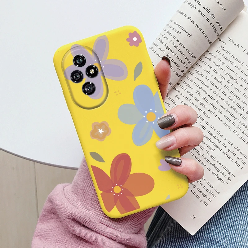 Beautiful Floral Heart and Leopard Print Soft Silicone Matte Protective Case