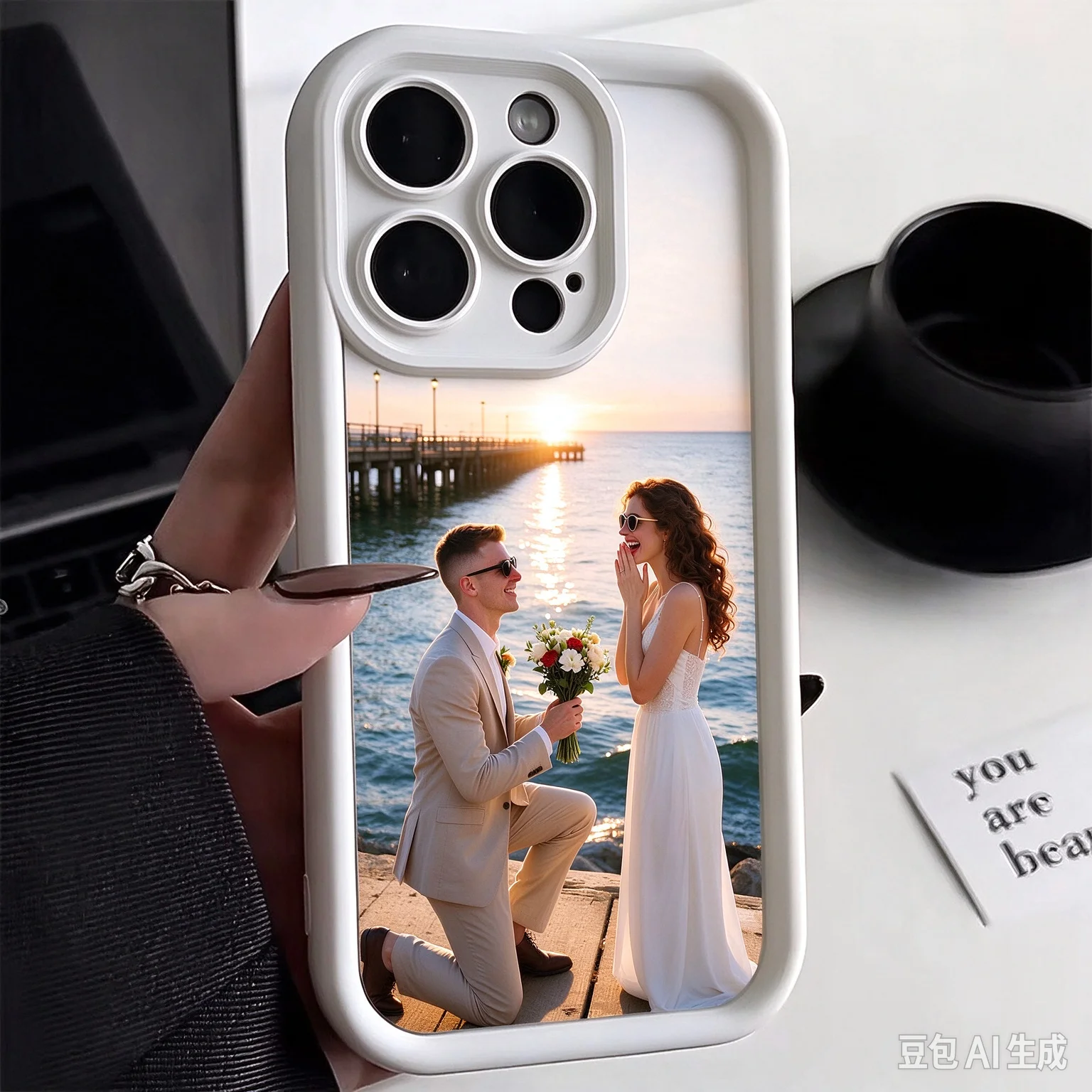 Customizable Soft Silicone TPU Phone Case with Personalized Photo Design