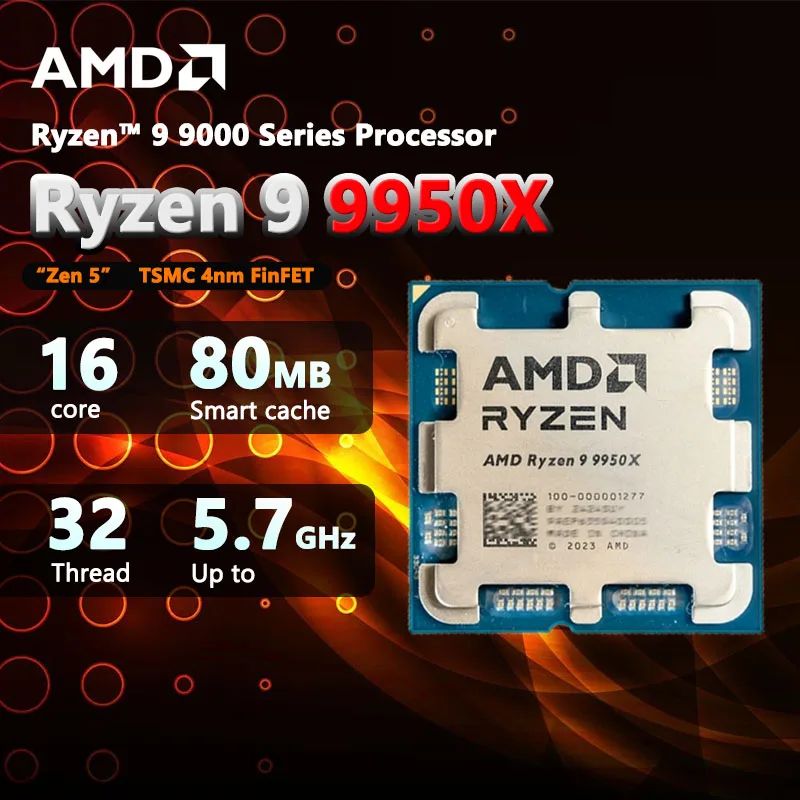 新しい AMD Ryzen 9 9950X CPU プロセッサ - AliExpress