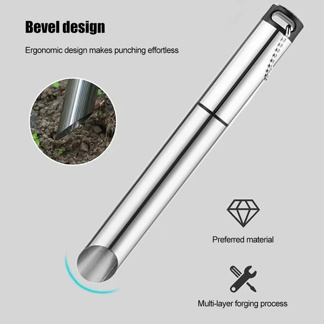 Kerti Lyuk-Lyukasztó Vetőmag Kézi Mezőgazdasági Csőcső-Transzplanter Ültetőgép Ültetvényes Virágátültetési Eszköz - Image 4