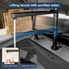Hidden Cup Washer Sink With Cover Panel Stainless Steel Kitchen Sink With Trash Can Large Single Slot Multifunctional Wash Basin 4