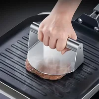 Presse à hamburgers en acier inoxydable, broyeur de viande, moule circulaire pour charcuterie, accessoires de cuisine 1
