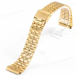 Elegant Gold 18mm Metal Watch Band Bracelet (Gold)