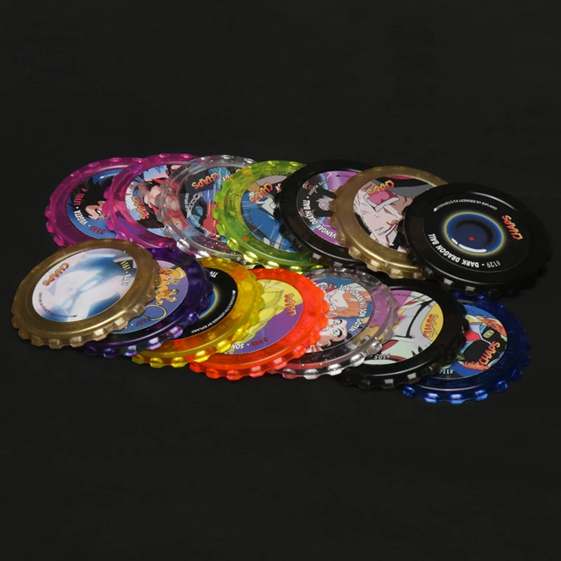 Lote De Tazos Chaps DBZ GT Complete Collection Chipicao Cards Transparent Plastic Taps Album 75/94Pcs Pogs Rare Collector's Gift