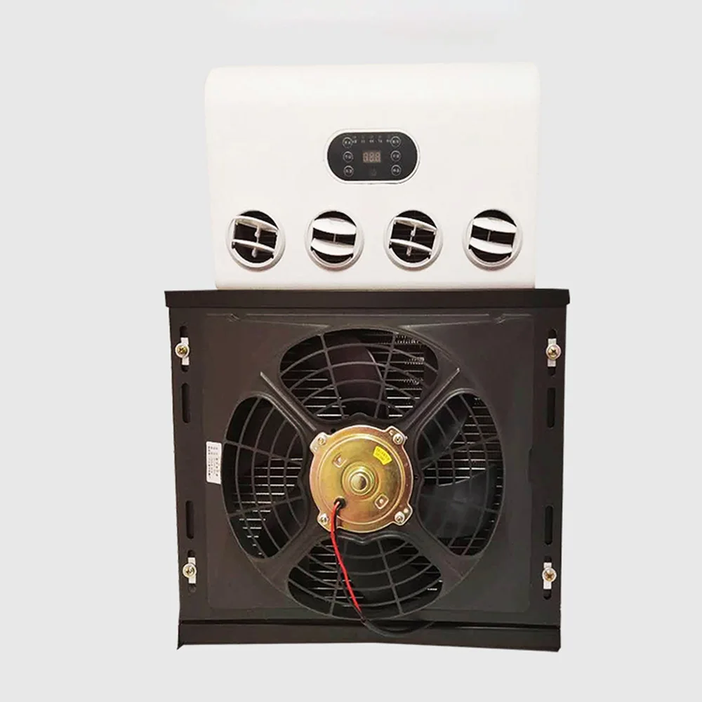 12/24V Car Electric Air Conditioner Parking Refrigeration Air Conditioning Remote Control Rapid Cooling Vehicle Refrigerator
