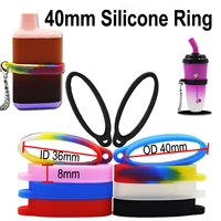 Colorful Silicone Ring Protective Ring Lanyard Band 40mm for Box Mechanical Rod with Hole Hanging Loop Office Products Wholesale 1