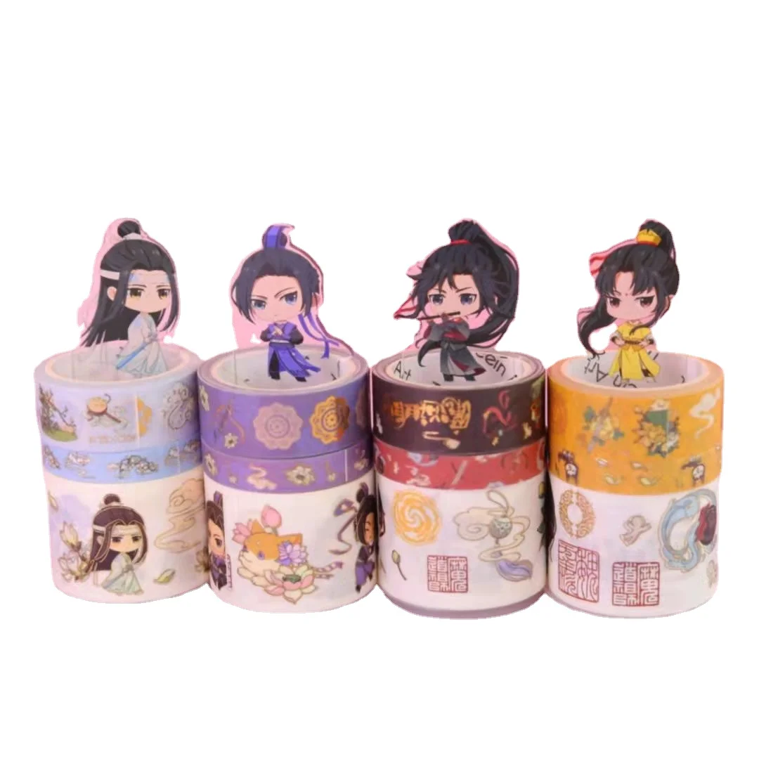 Китайские аниме стикеры Mo Dao Zu Shi Tian Guan Ci Fu Zha Fan Zhen Jin Ling Jiang Cheng Hua Washi | Канцтовары для