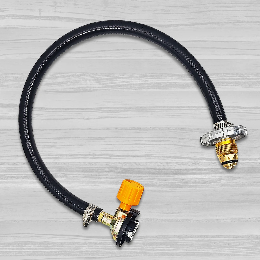 One-Piece Cassette Inflation Calve To Fill Empty Propane Gas Cylinder Adapter Valve Convenient Outdoor Inflation Valves Supplies