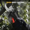 LYUWO 198VF 30mm Cordless Electric Pruner Pruning Shears Efficient Fruit Tree Bonsai Pruning Branches Cutter Landscaping Tool 3
