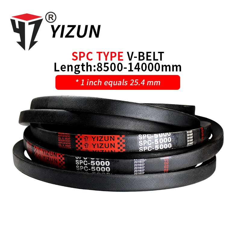 

YIZUN SPC Type SPC8500~14000mm Hard Wire Rubber Drive Pitch Length Girth Industrial Transmission Agricultural Machinery V Belt