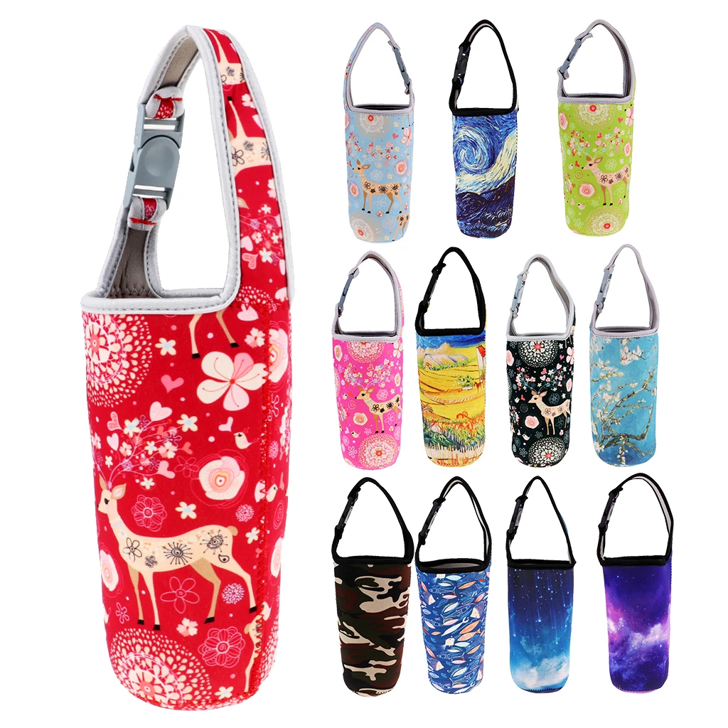 

Neoprene Water Bottle Sleeve Tumbler Carrier Holder Pouc For 30oz Vacuum Travel Insulated Mug Outdoor Tools