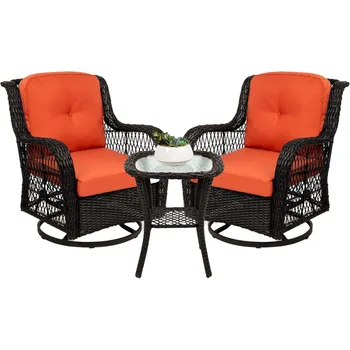 Wicker Patio Bistro Set 1