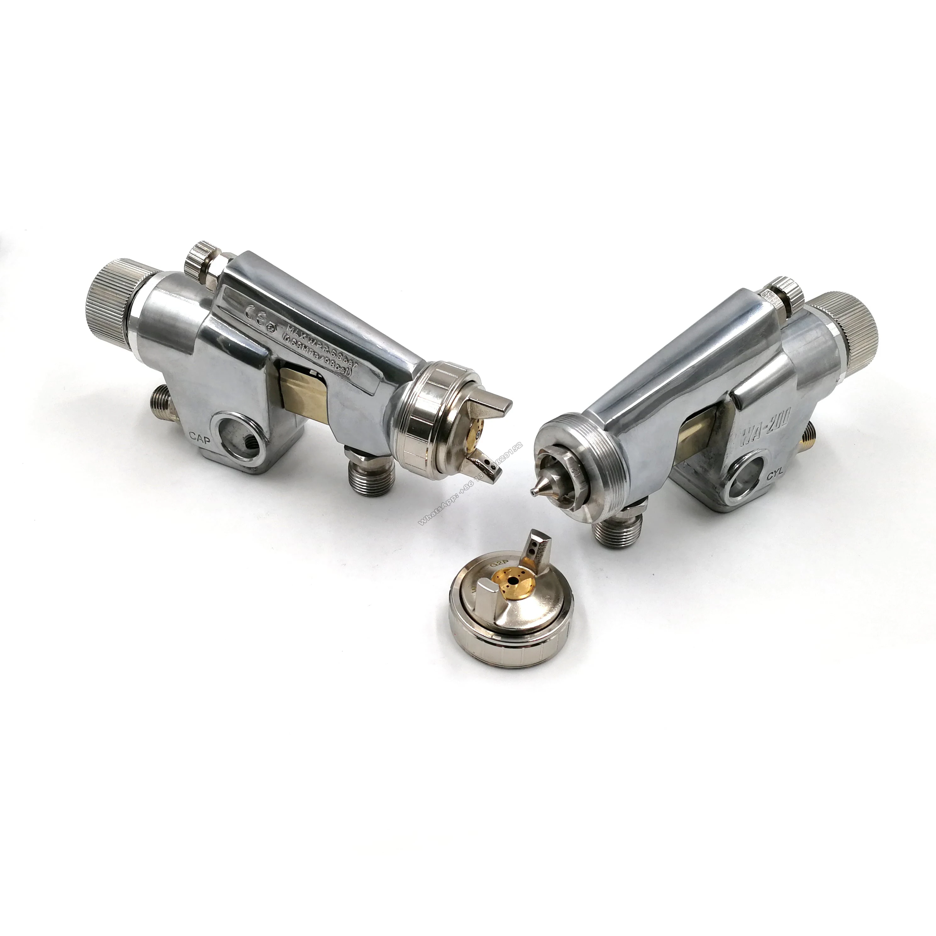 WA200 Automatic paint spray gun accessories needle nozzle atomizing