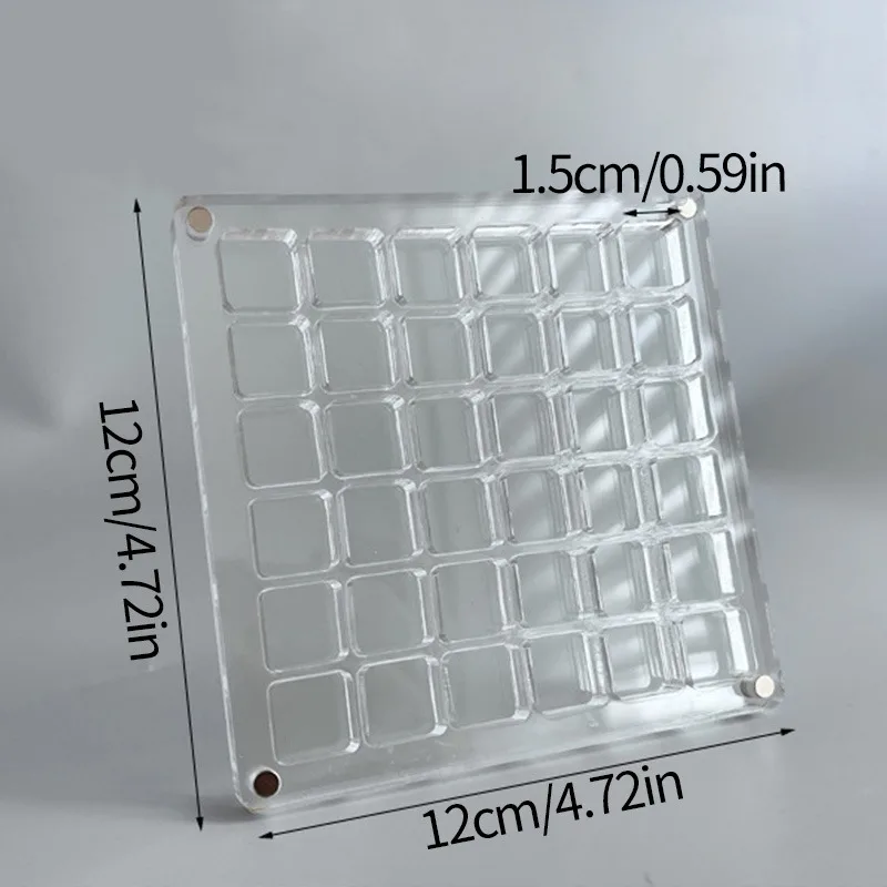 Acrylic Magnetic Marine Shell Display Box Organizer Starfish Ornament