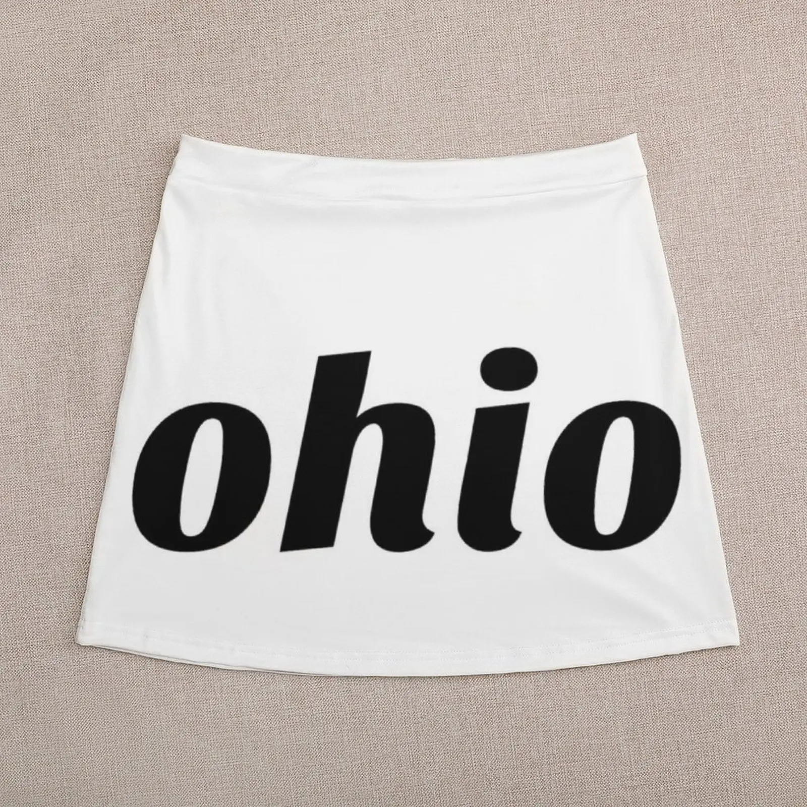 Ohio Pride Mini Skirt outfit korean style Women's dress