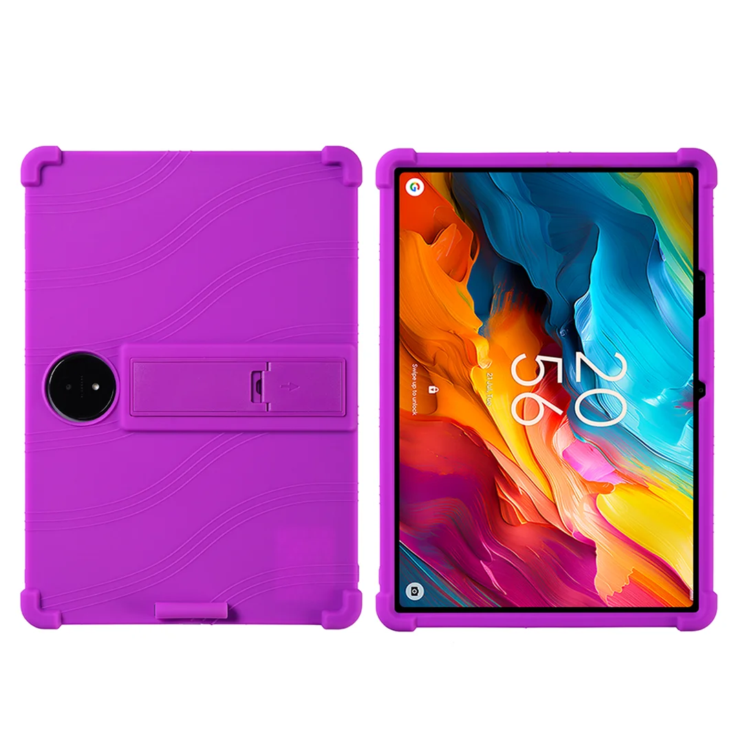 Multi-Color Silicone Shockproof Case with Hidden Stand and Full Protection