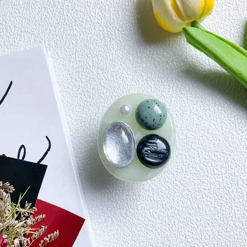 Pop Grip 3D Grips Tok Sockets Finger Phone Holder Marble cold wind ins-style luxury desktop drama support frame