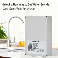 Pompe à eau électrique pour robinet 12V 2L/min 3.5L/min, pompe d'aspiration automatique pour camping-car, bateau, caravane, pompe à eau électrique pour cuisine 2