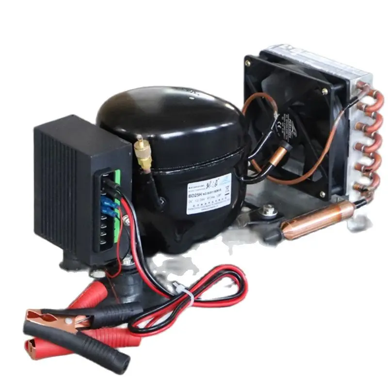 BD25HC frigorifero per auto congelatore solare frigorifero marino DC 12V24V DC condensatore compressore  13