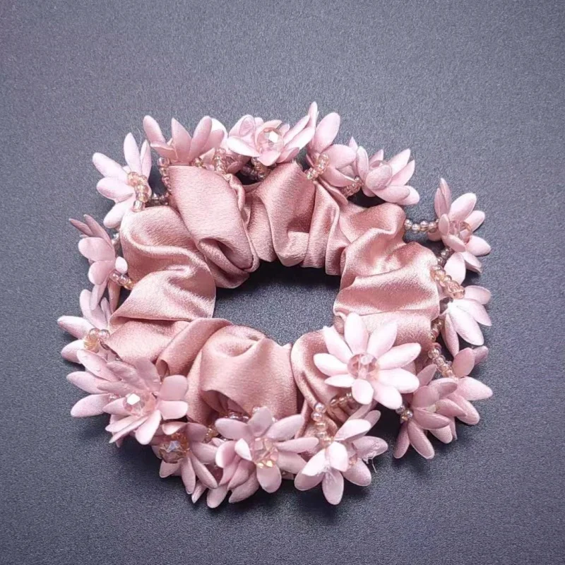 Elegant Korean Fashion Floral Hair Ties - Premium Women's Hair Accessories