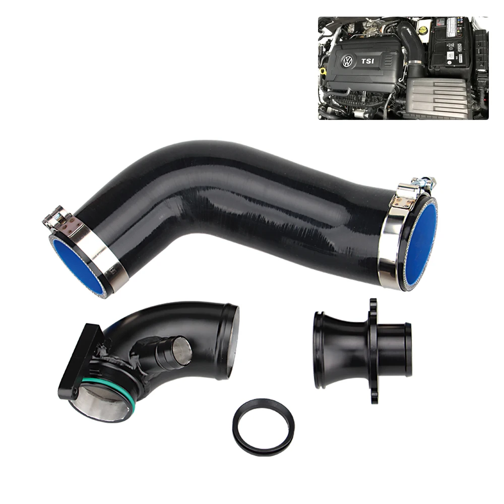 Tubo Di Aspirazione In Silicone Tubo Turbo Ingresso Gomito Silenziatore Elimina Per Vw Golf Mk7 R Audi 2015 + V8 Mk3 A3 S3 Tt Ea888 3Gen Engine