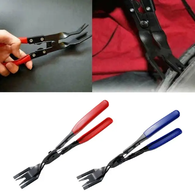 Handheld Disassembly Tool Pliers Plastic Fastener Push Remover Snap Rings  Body Clip Removal Tool Rivet Puller 6