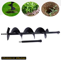 Rust-proof Auger Bit 6In for Post Holes Replacement Earth Digger Planting Drill 1