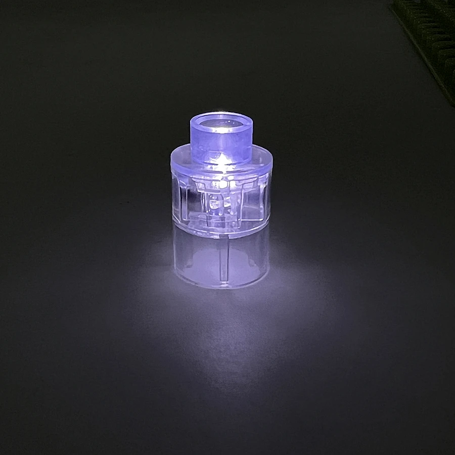 5Pcs Big Size Round LED Light Brick Luminous Lamp Accessories Flash Building Block Xmas Toy Lights Compatible With Leduo Brand