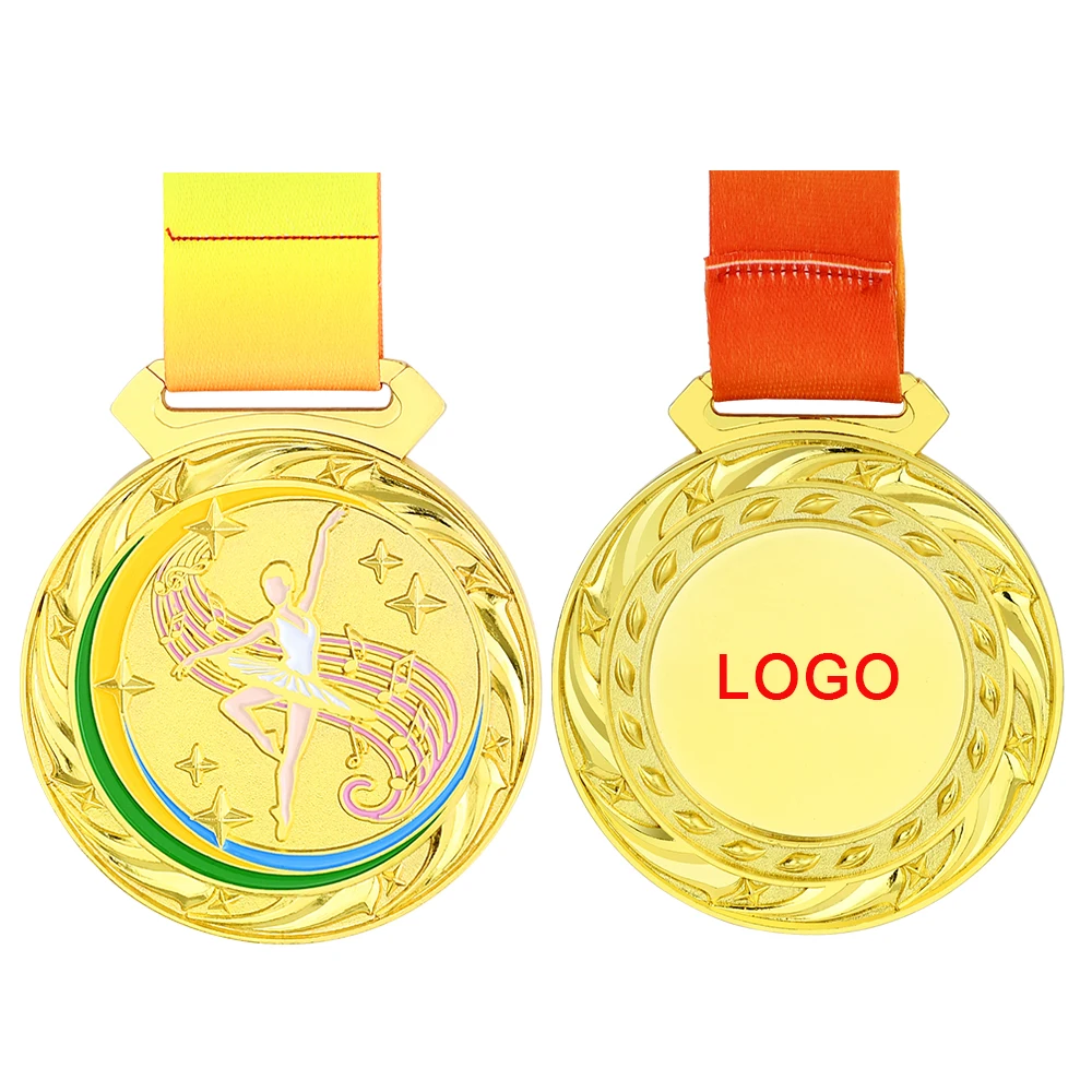 7cm 100g Dance Wettbewerb Medaille Hohe-qualität Dance Medaillen Gold Silber Bronze Gold Medaillen Sport Souvenirs Medaille angepasst