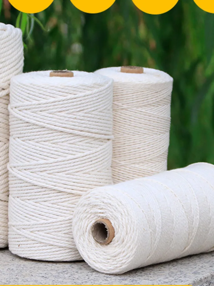 

200 метров/рулон, плетеная хлопчатобумажная веревка