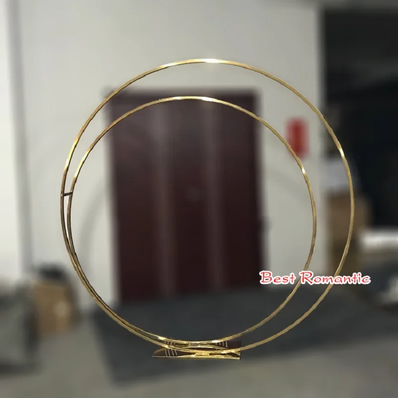 New wedding props iron arch outdoor wedding decoration flower door catwalk lead Mori stage background arrangement